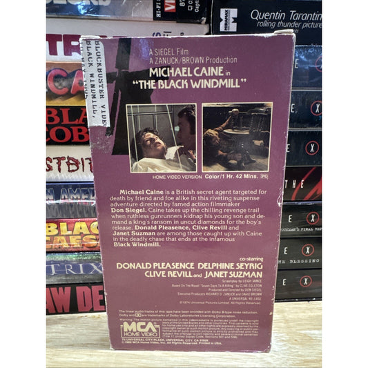 The Black Windmill - VHS Used