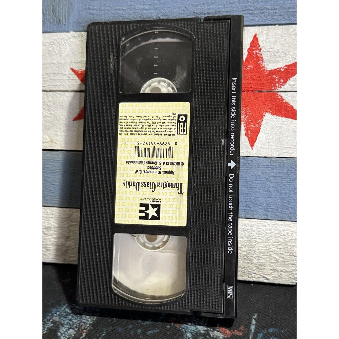 Through A Glass Darkly - VHS Used