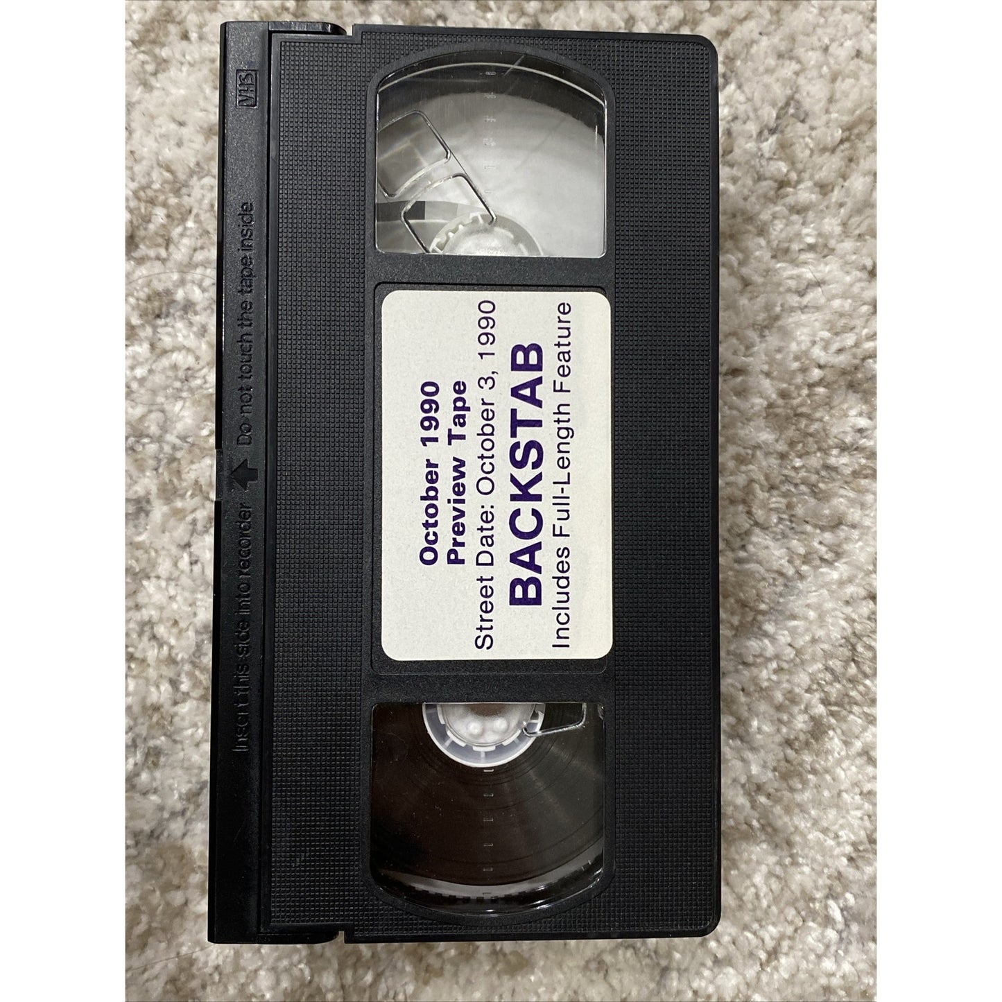 Backstab Promo Screener - VHS Used