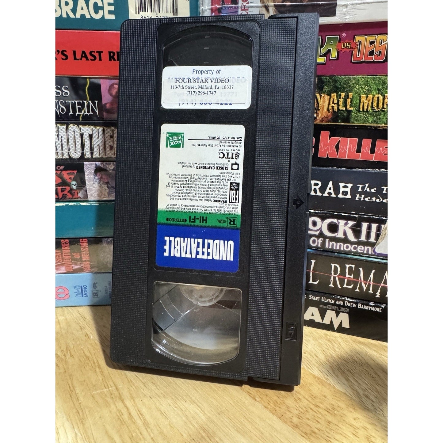 Undefeatable - VHS Used