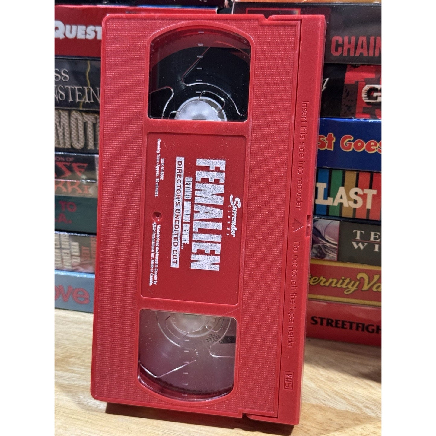 Femalien Unrated Red Tape - VHS Used