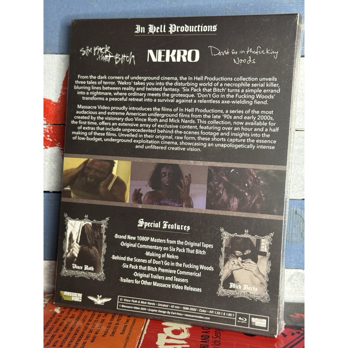 In Hell Productions: The Films Of Vince Roth And Mick Nards - Blu-ray