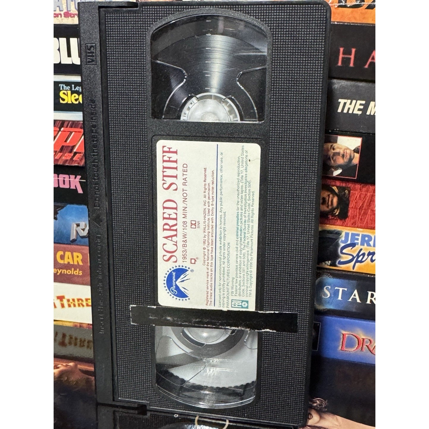 Scared Stiff VHS 1952 Dean Martin & Jerry Lewis Lizabeth Scott V1