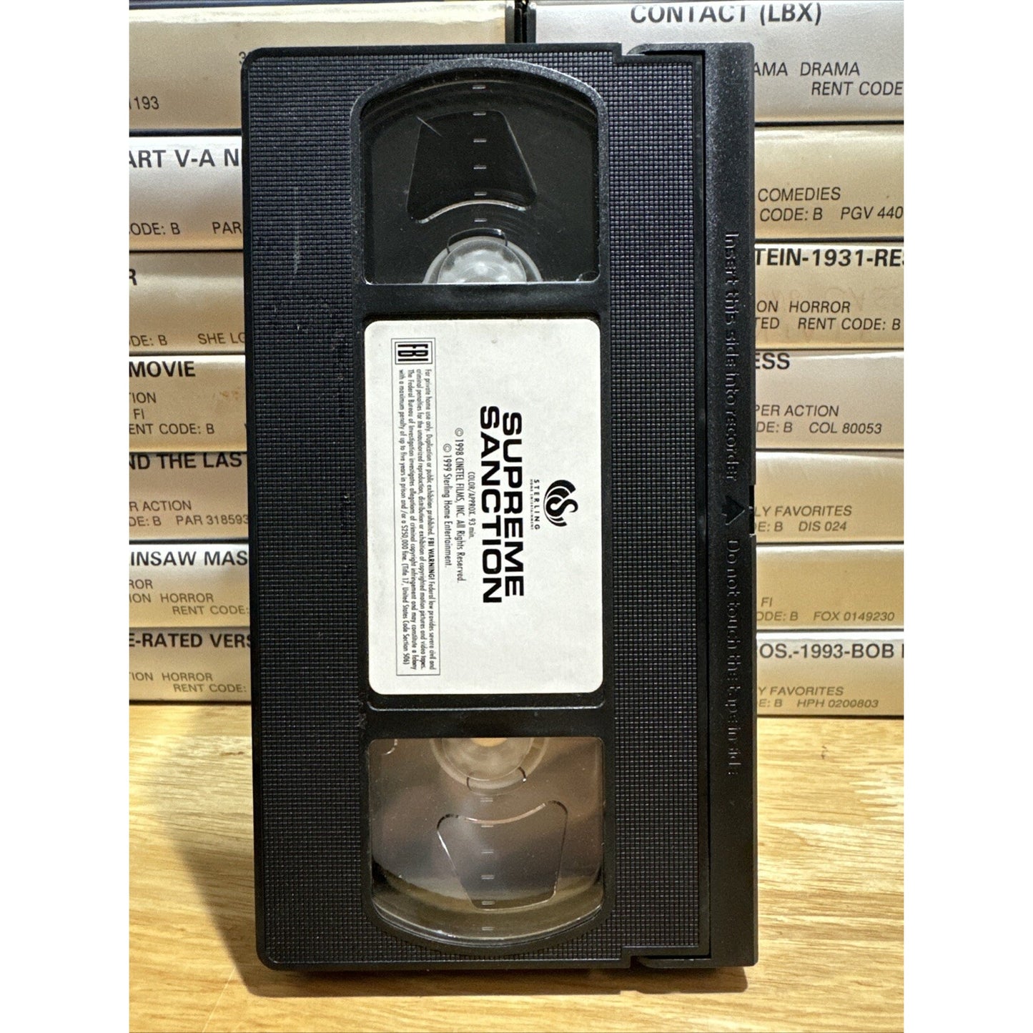 Supreme Sanction - VHS Used