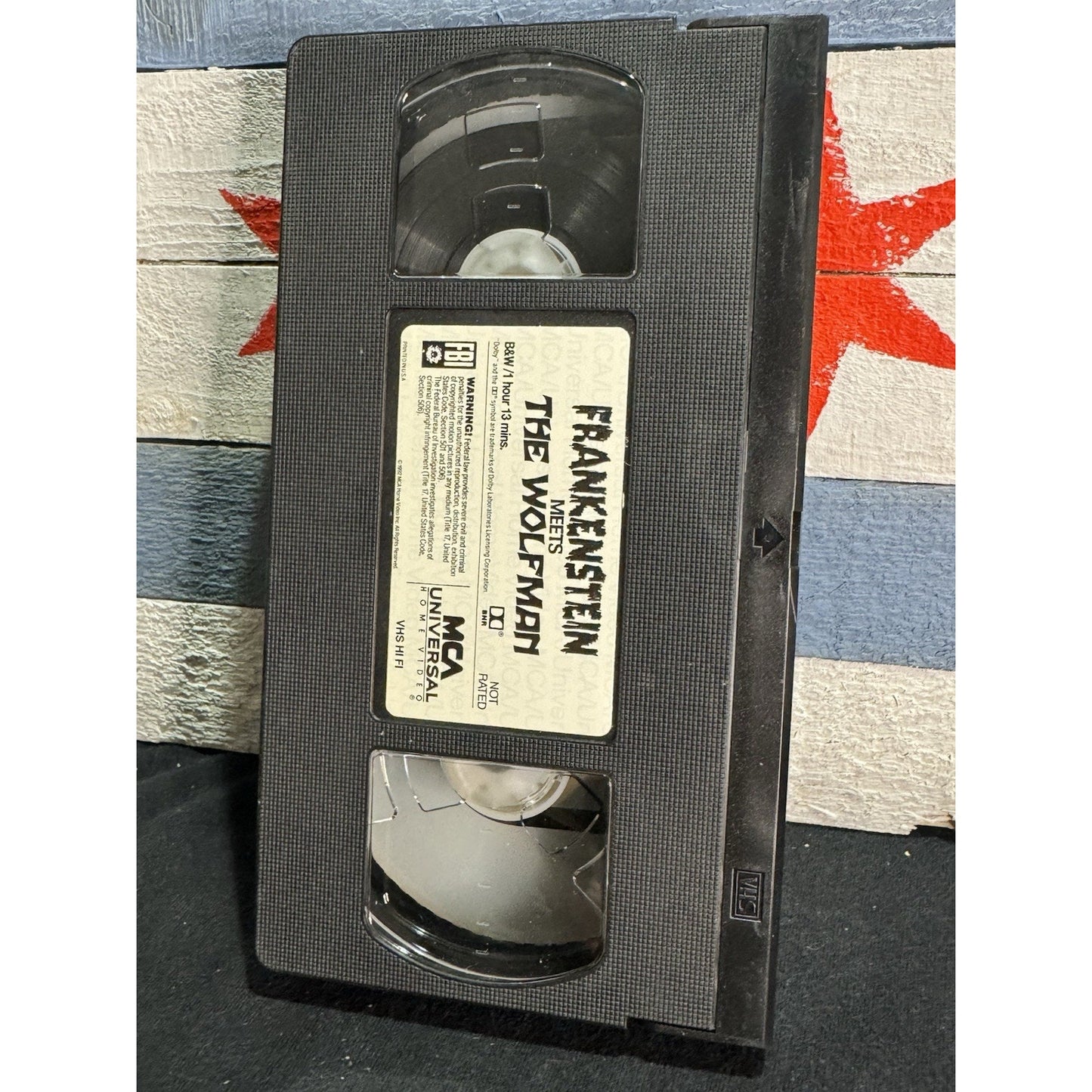 Frankenstein Meets the Wolfman - VHS Used