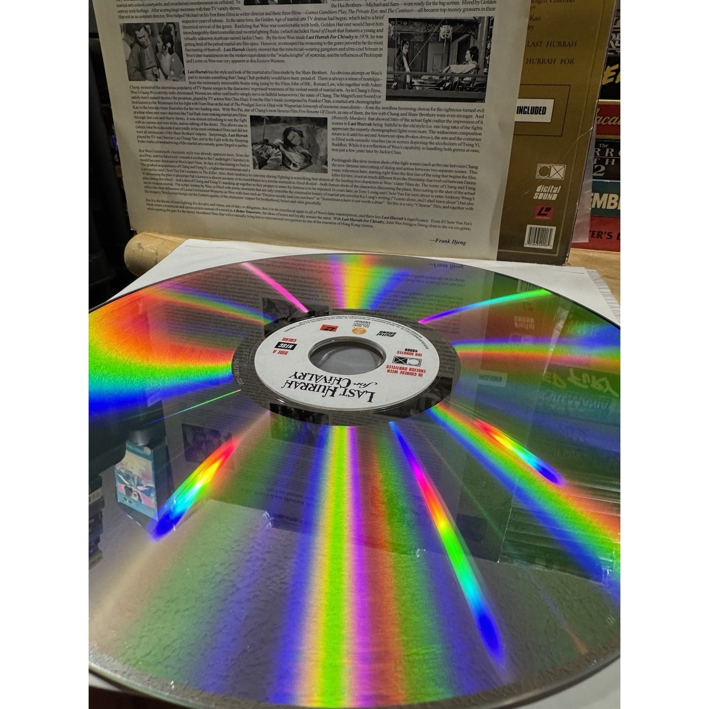 Last Hurrah For Chivalry - Laserdisc Used