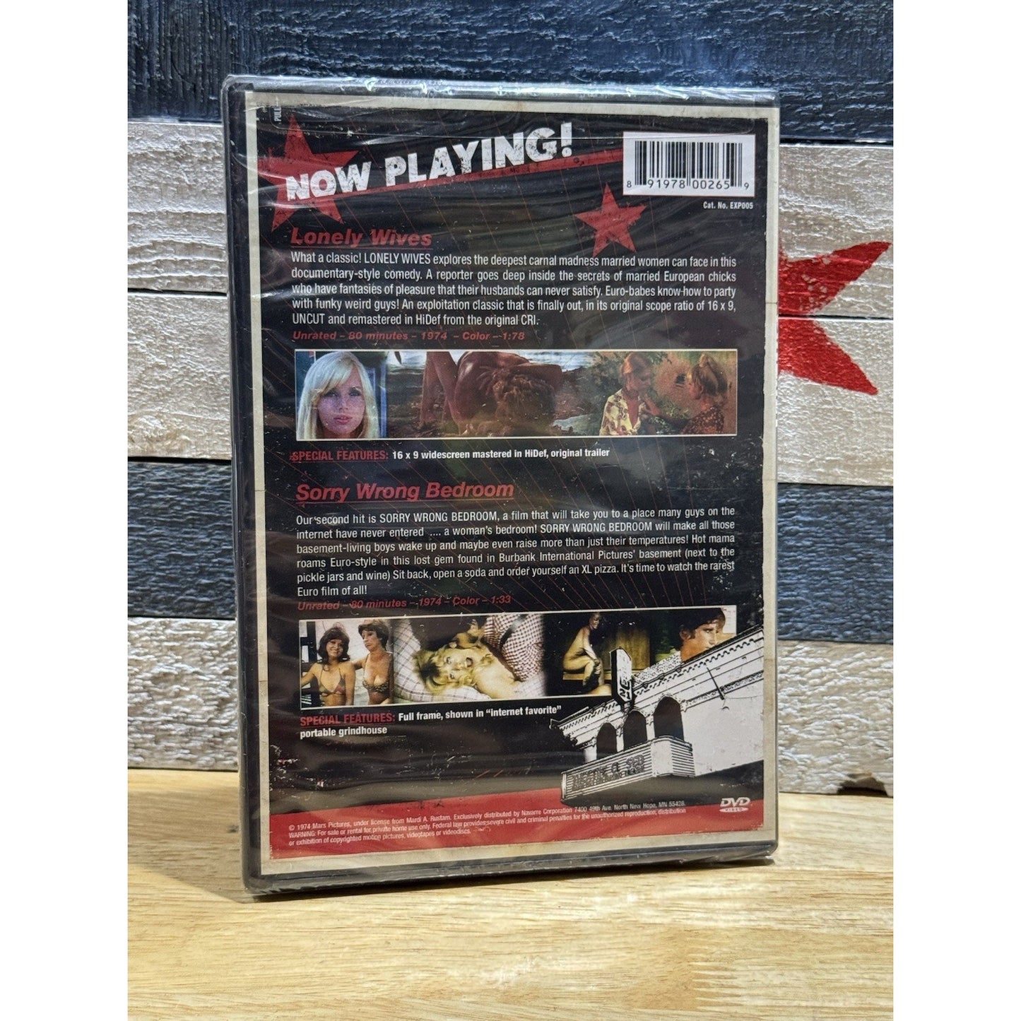 Lonely Wives & Sorry Wrong Bedroom - Code Red DVD