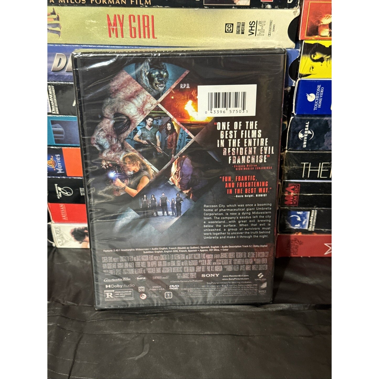 Resident Evil: Welcome To Raccoon City - DVD