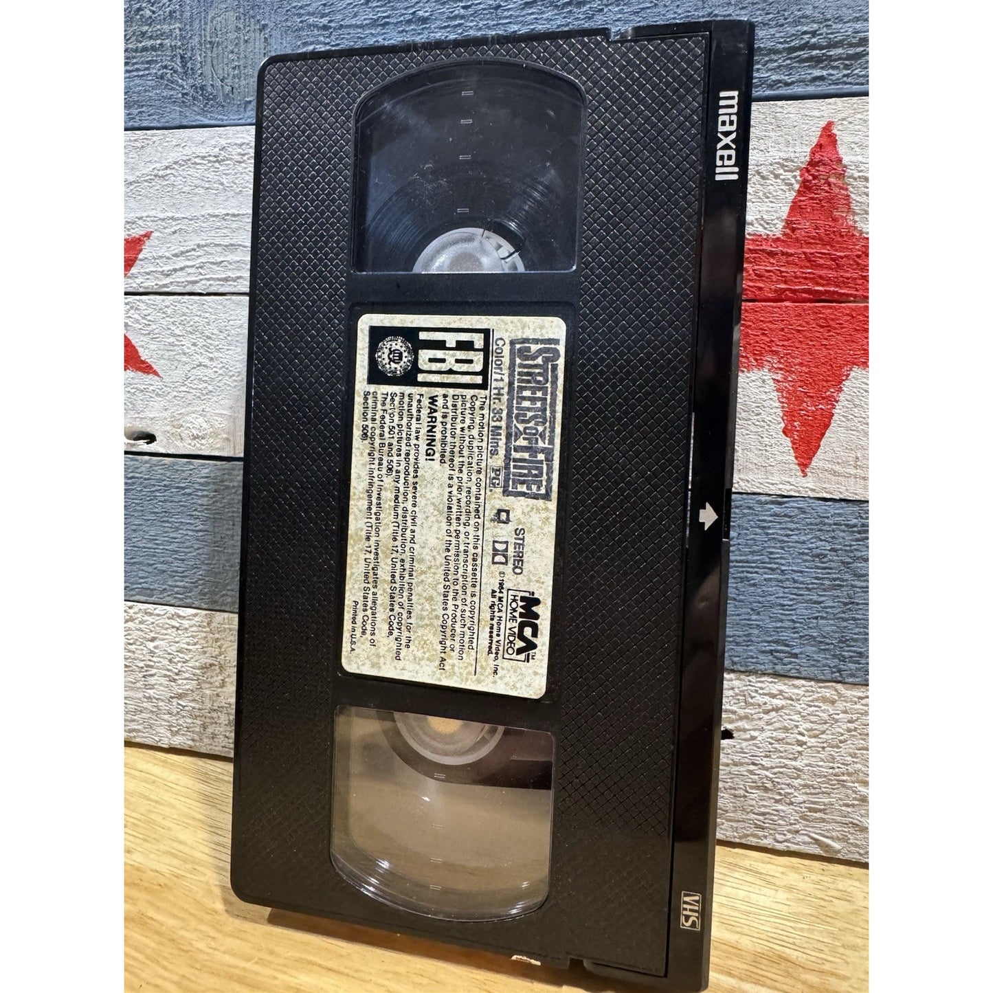 Streets Of Fire A Rock & Roll Fable - VHS Used