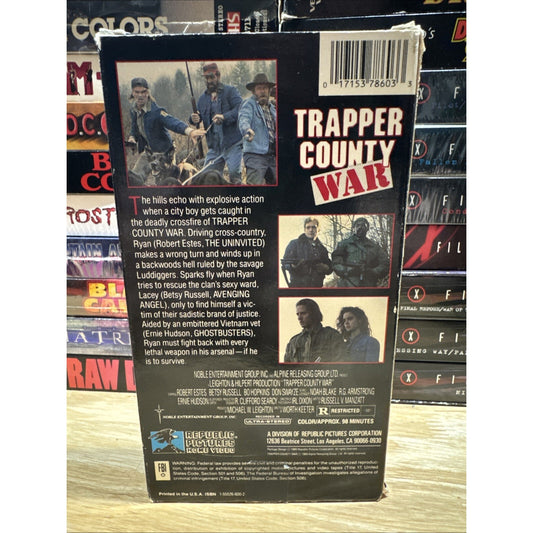 Trapper County War - VHS Used