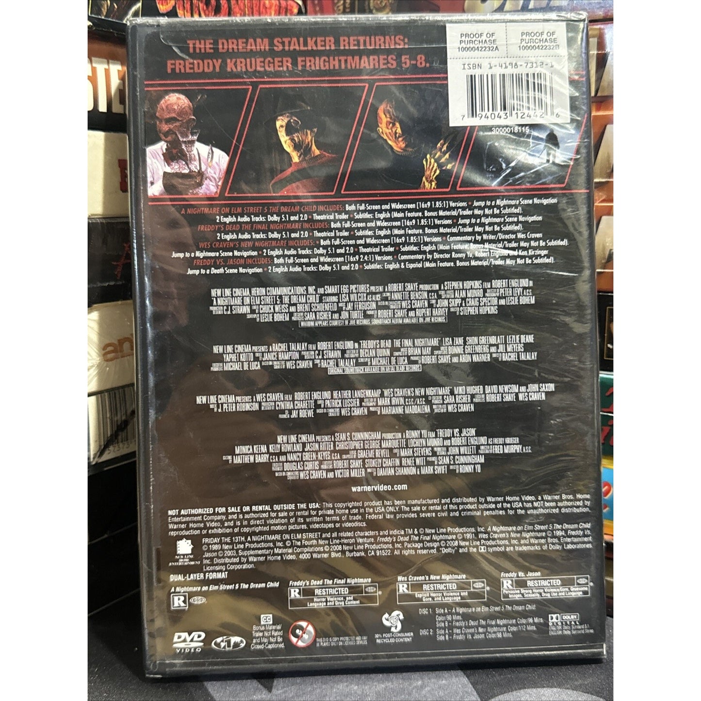 Nightmare on Elm Street 5-8 Set - DVD