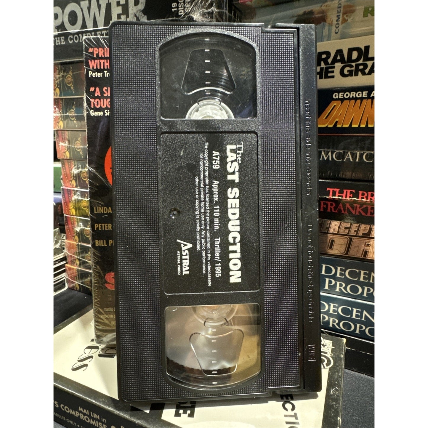 The Last Seduction - VHS Used