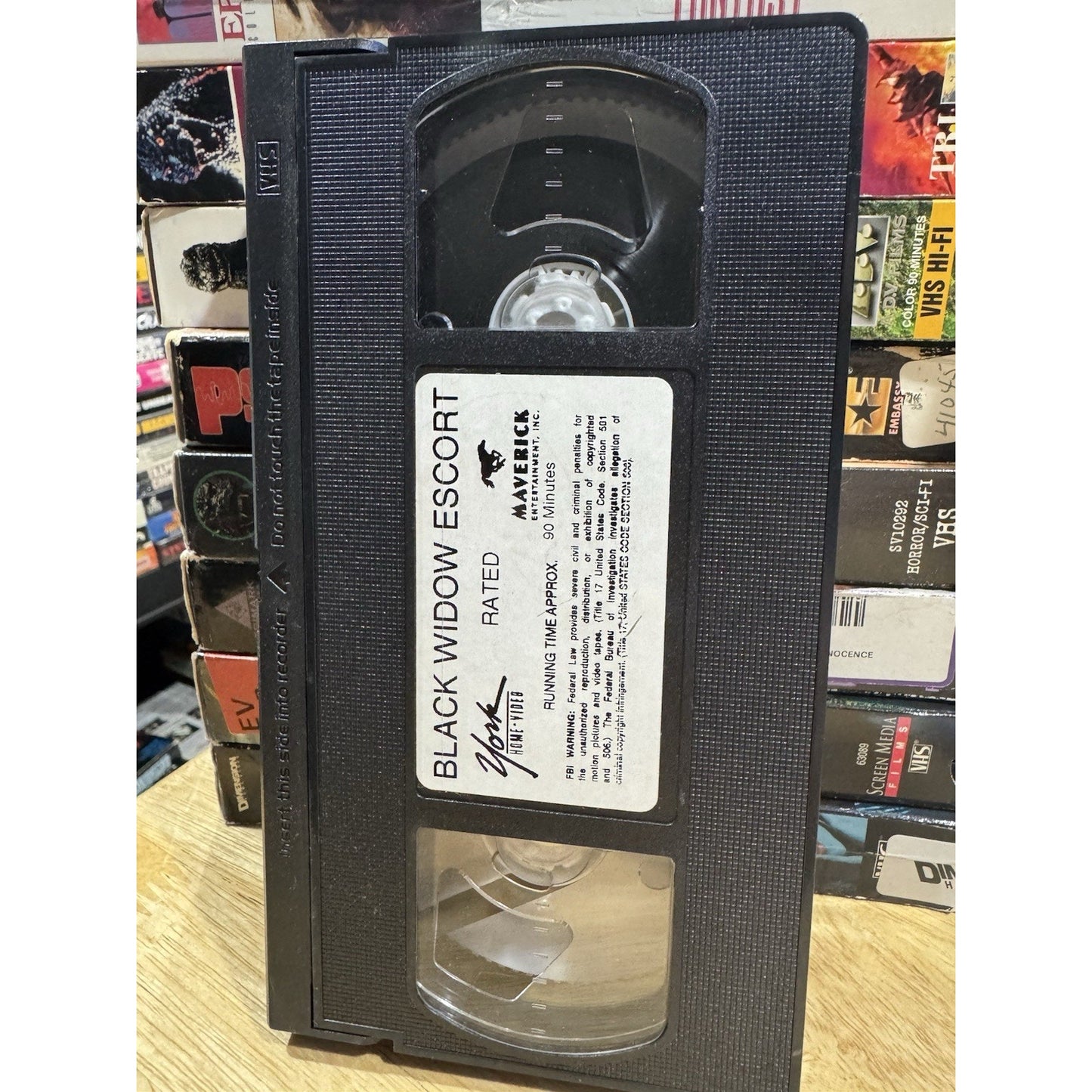 Black Widow Escort - VHS Used