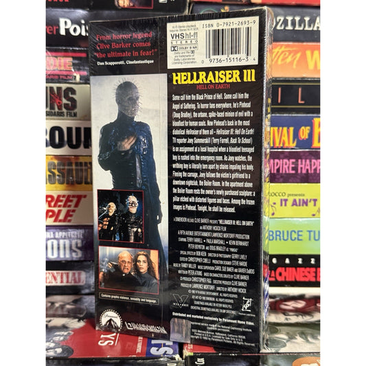 Hellraiser 3 Hell on Earth - VHS Used