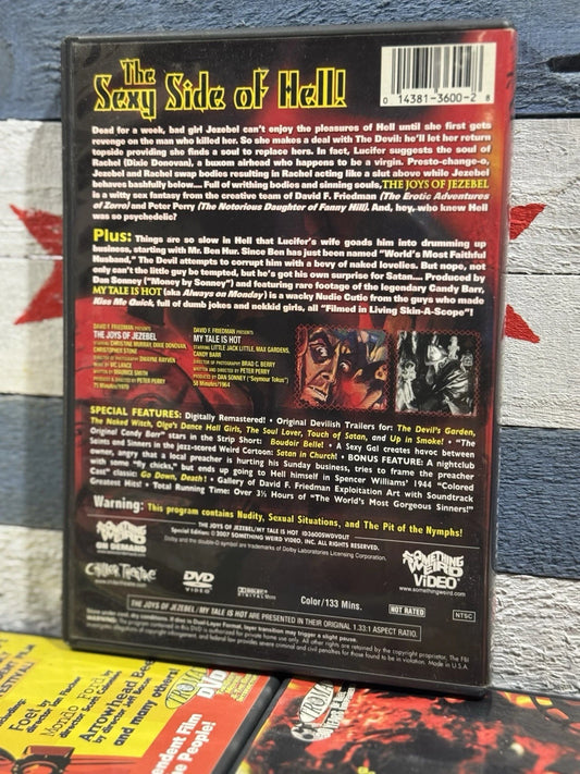 The Joys Of Jezebel / My Tale Is Hot - Something Weird Video DVD Used