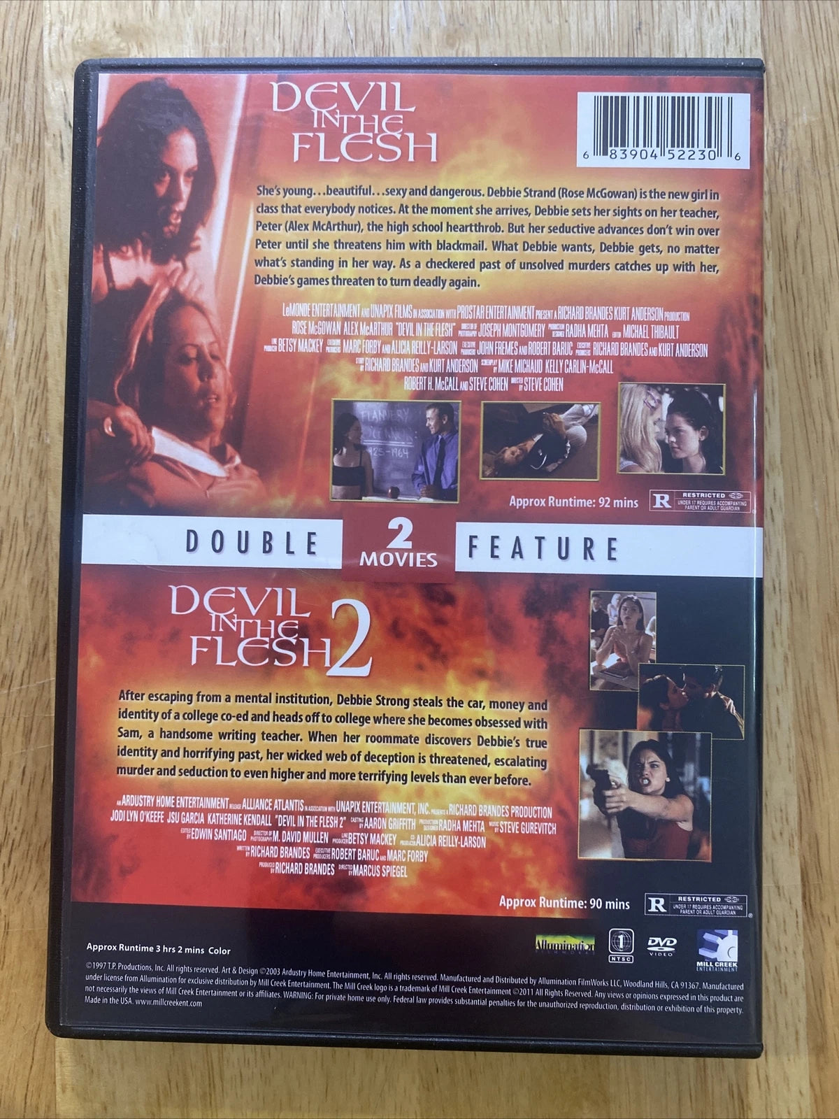 Devil in the Flesh 1 & 2 - DVD Used