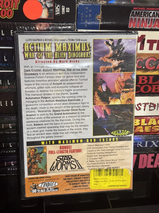 Actium Maximus and Star Worms II SciFi Double Feature - Troma DVD