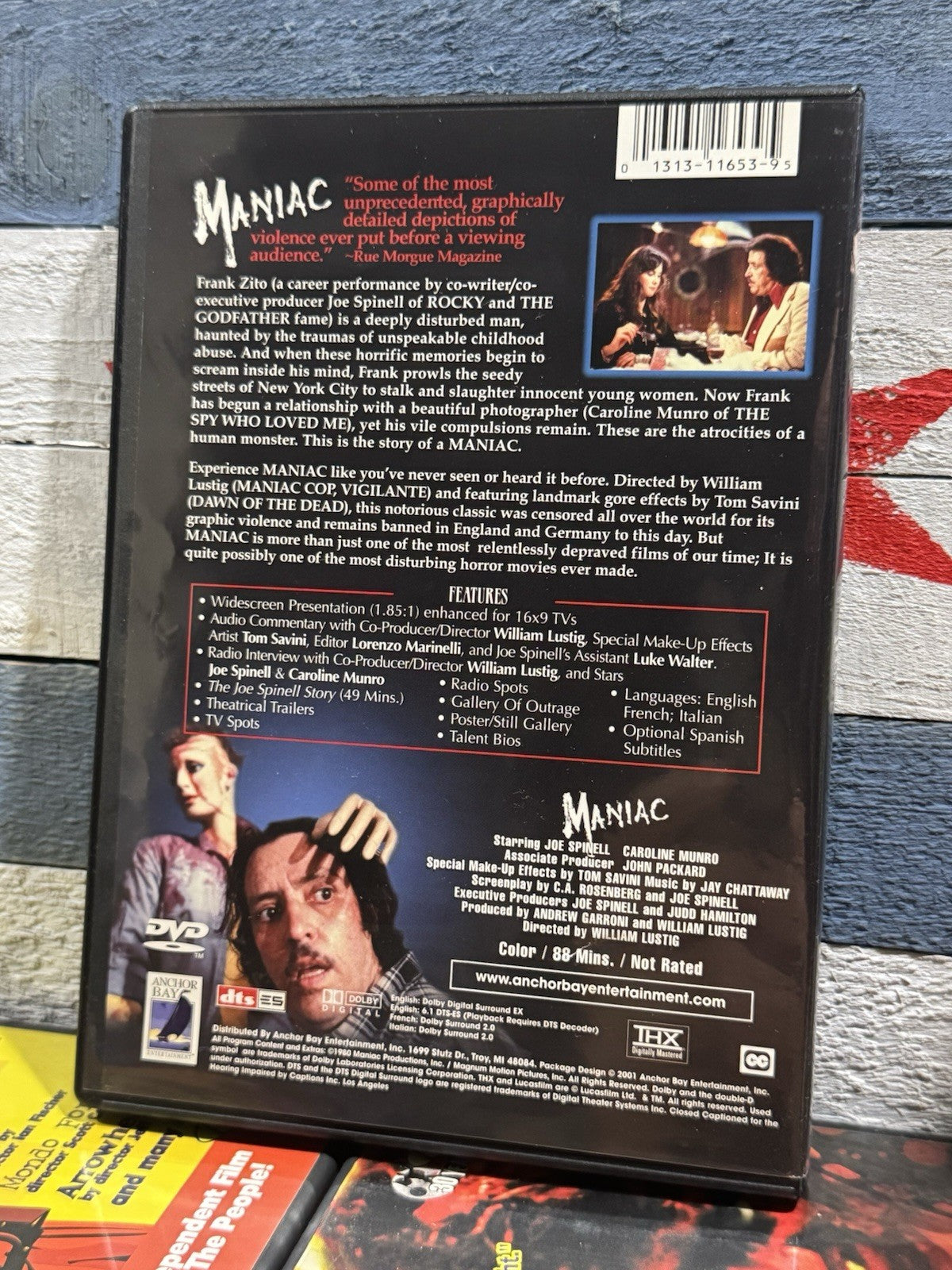 Maniac – Anchor Bay DVD Used