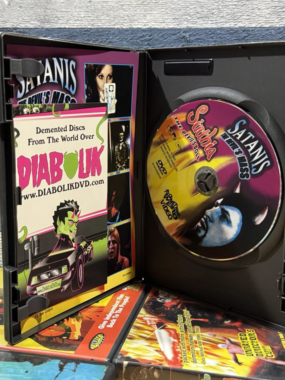 Satanis The Devils Mass / Sinthia - Something Weird Video DVD Used