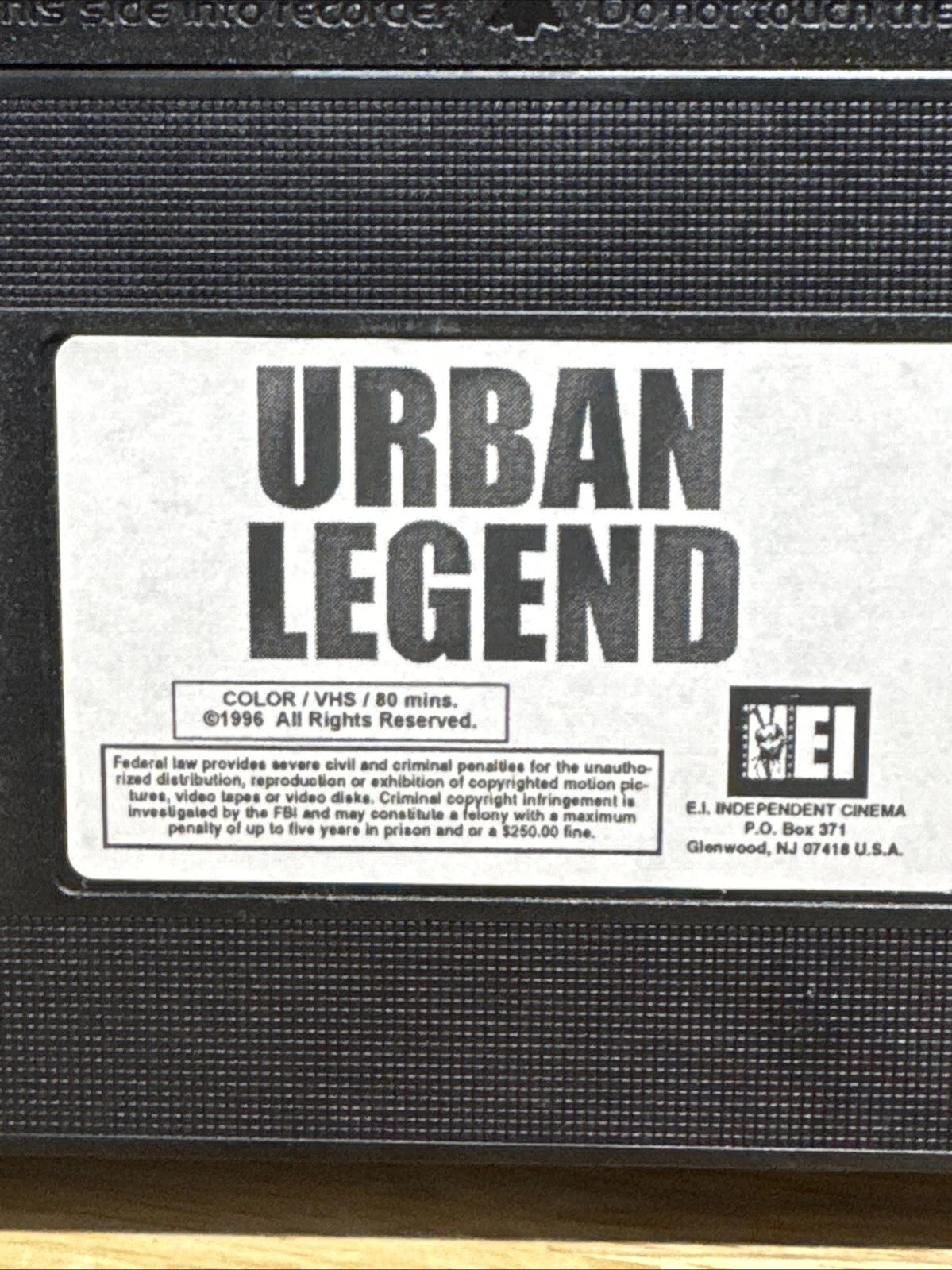 Urban Legend 1996 - Wayne Alan Harold VHS Used