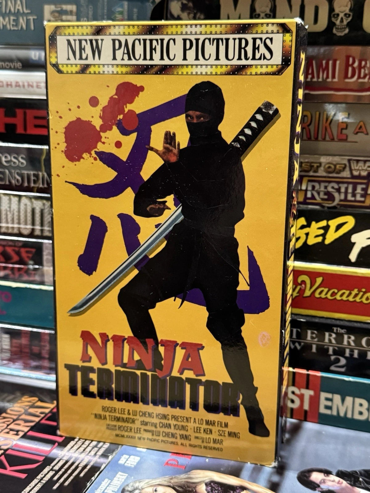 Ninja Terminator - Front Row Entertainment VHS Used