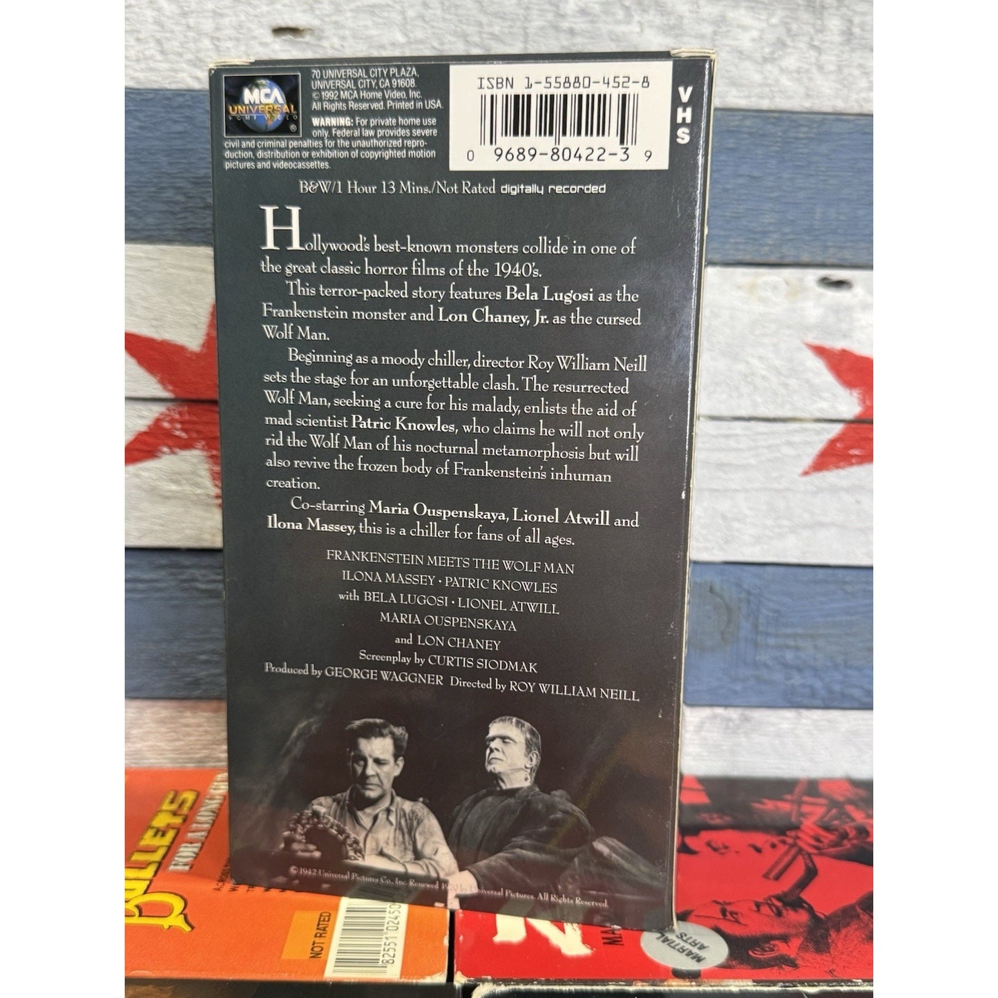 Frankenstein Meets The Wolfman - VHS Used