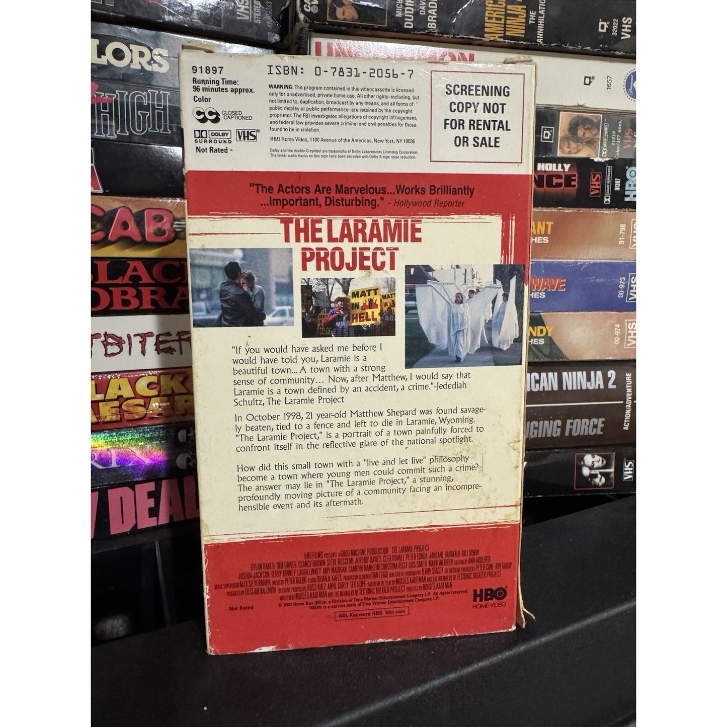 The Laramie Project Promo Screener - VHS Used