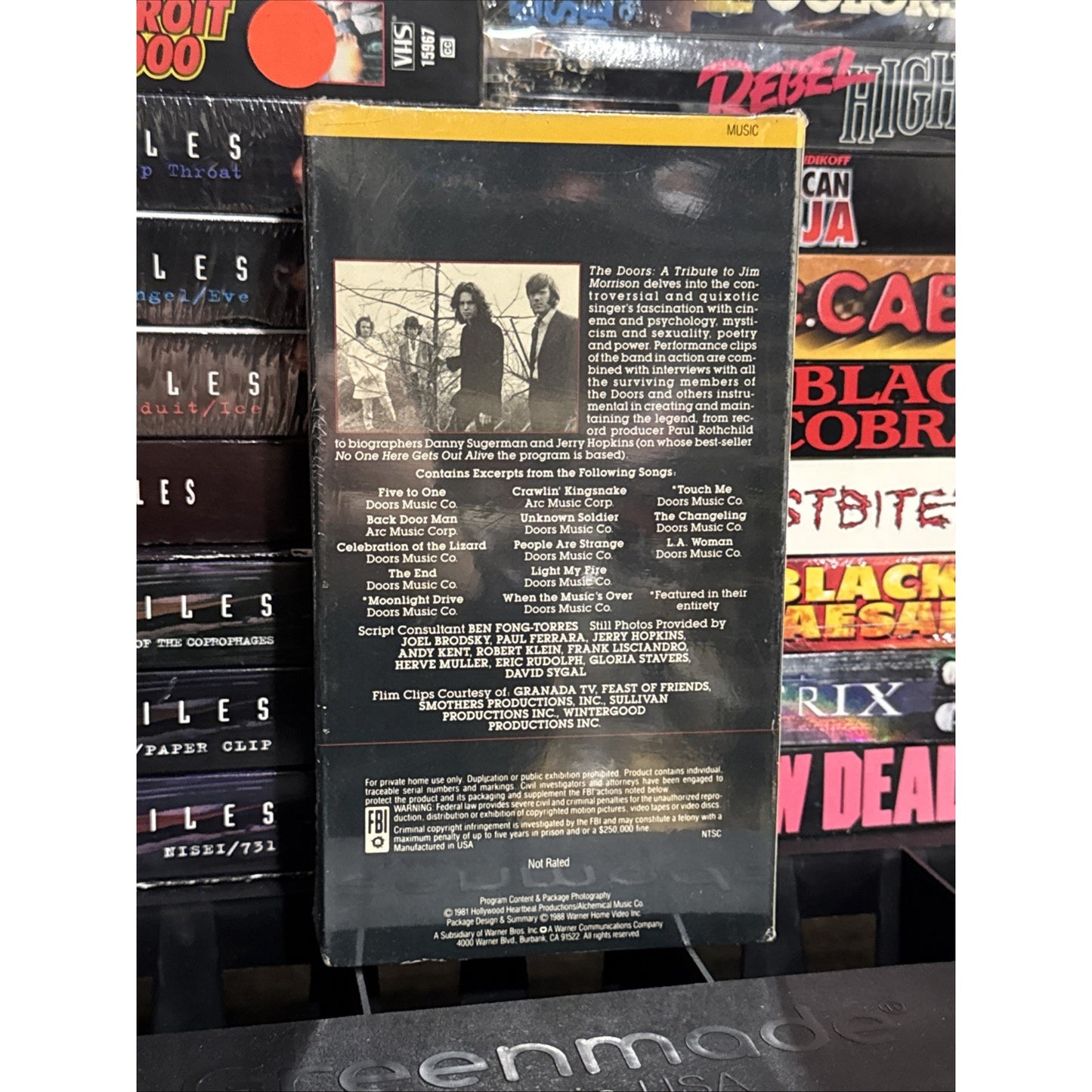 The Doors: A Tribute to Jim Morrison - VHS