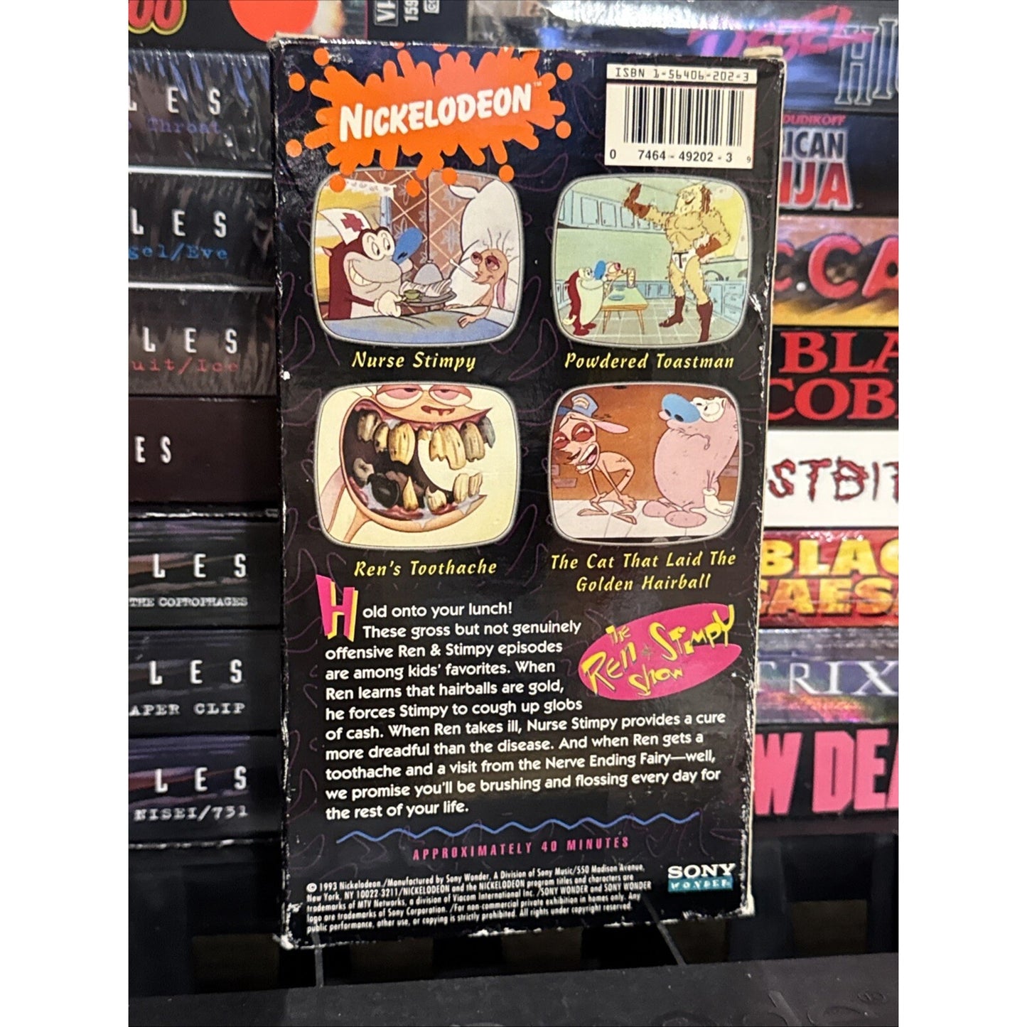 The Ren Stimpy Show The Stinkiest Stories Vol. 3 : 3 Yucky Yarns - VHS Used