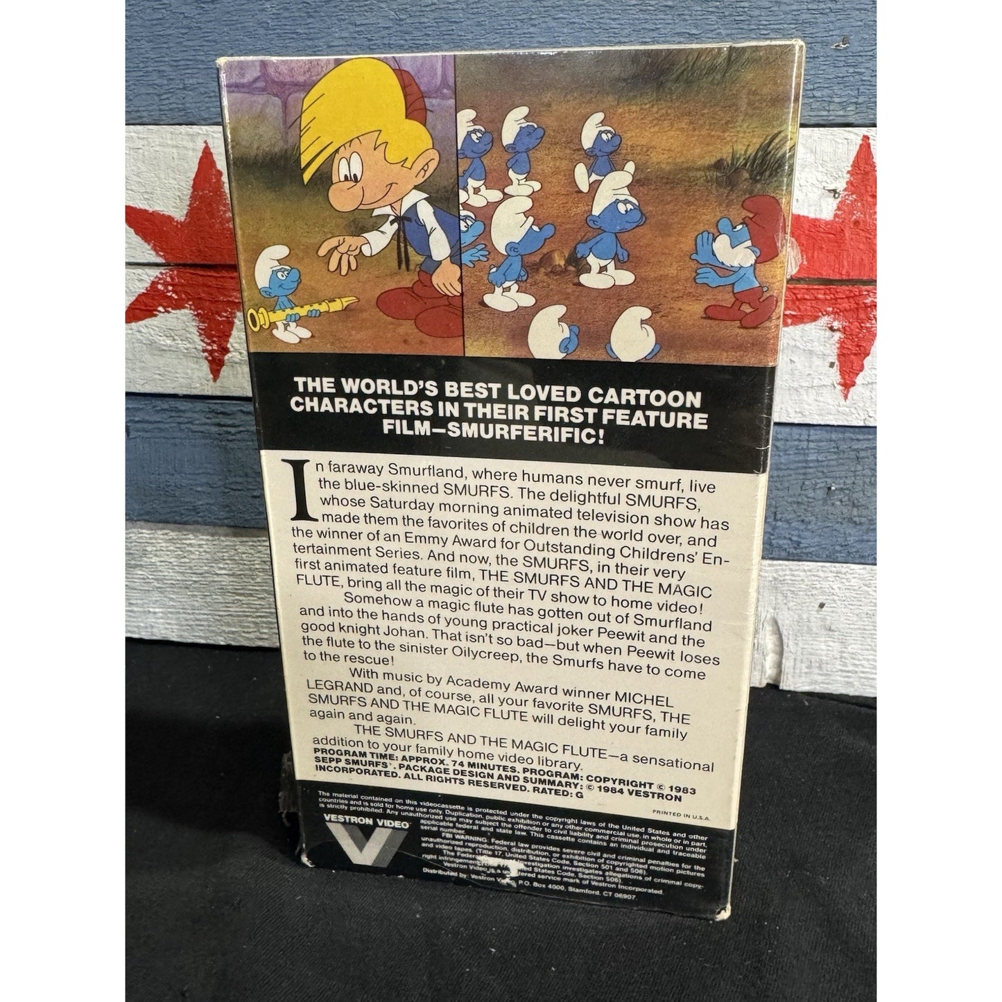 The Smurfs and The Magic Flute - VHS Used