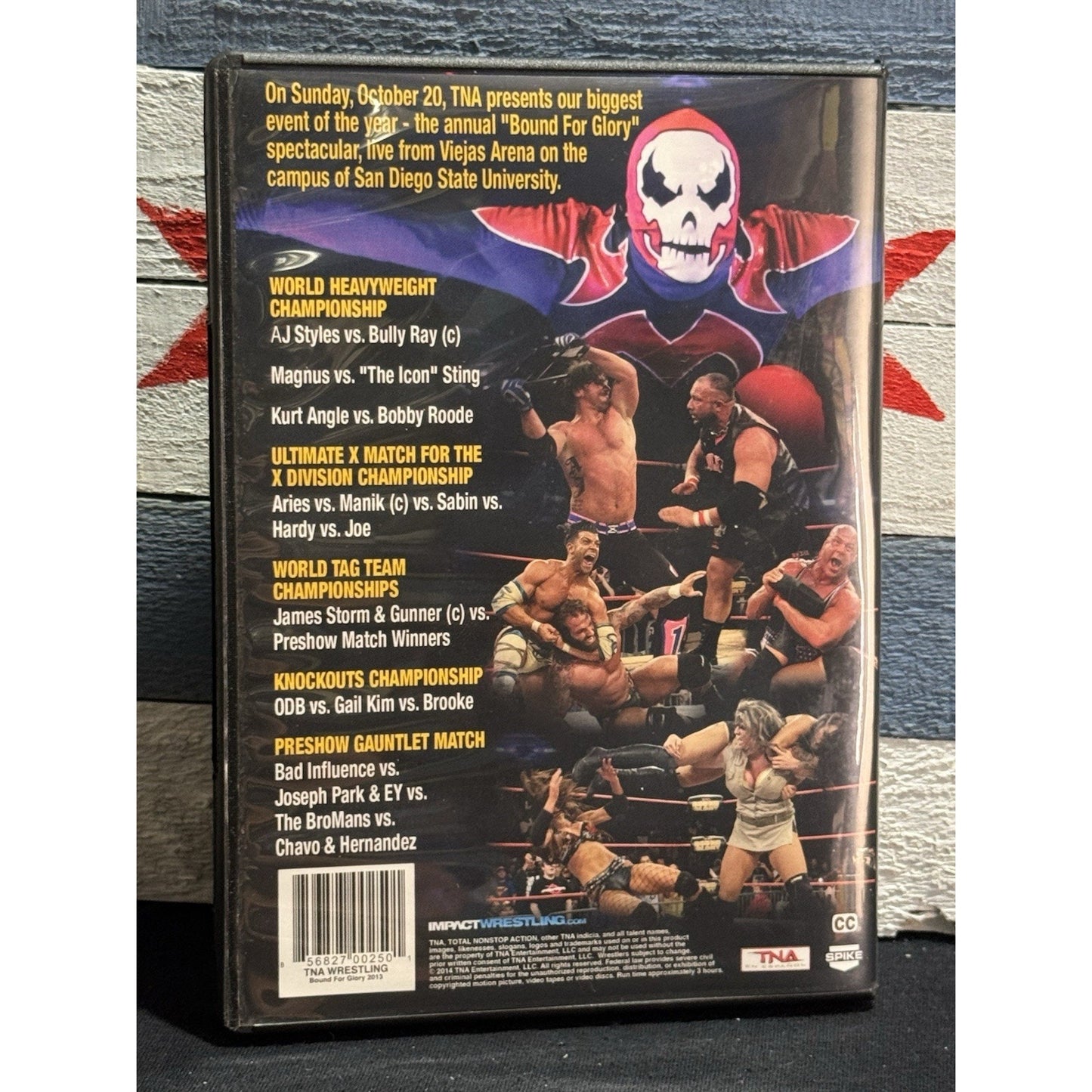 TNA Impact Wrestling Bound For Glory 2013 2-Disc - DVD Used