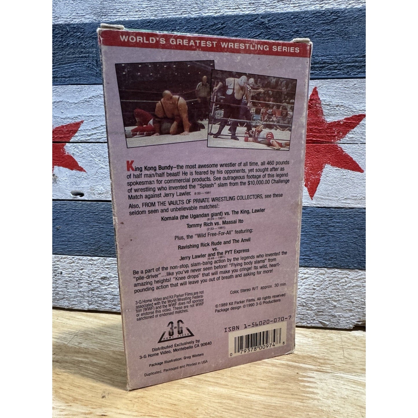 King Kong Bundy The Missing Matches - VHS Used