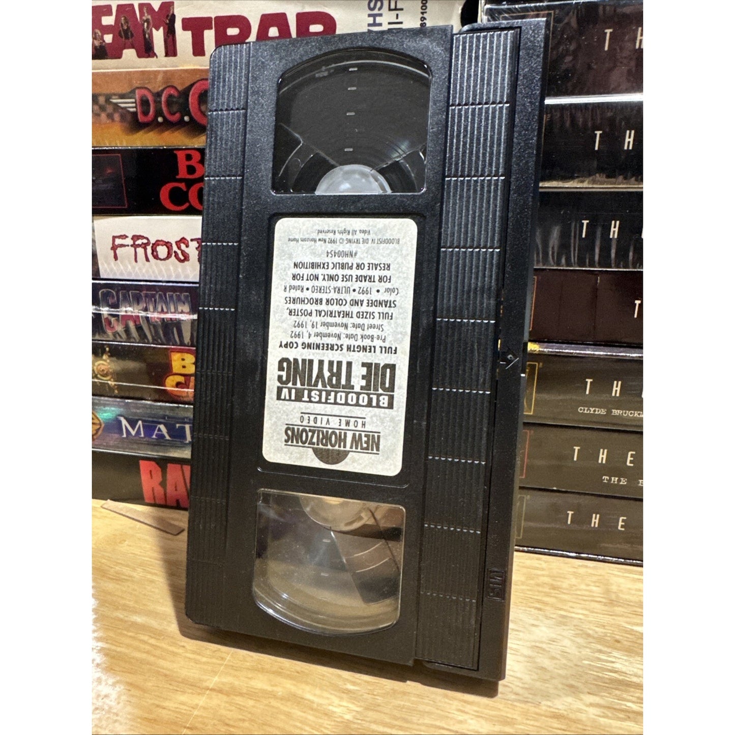 Bloodfist IV: Die Trying Promo Screener - VHS Used