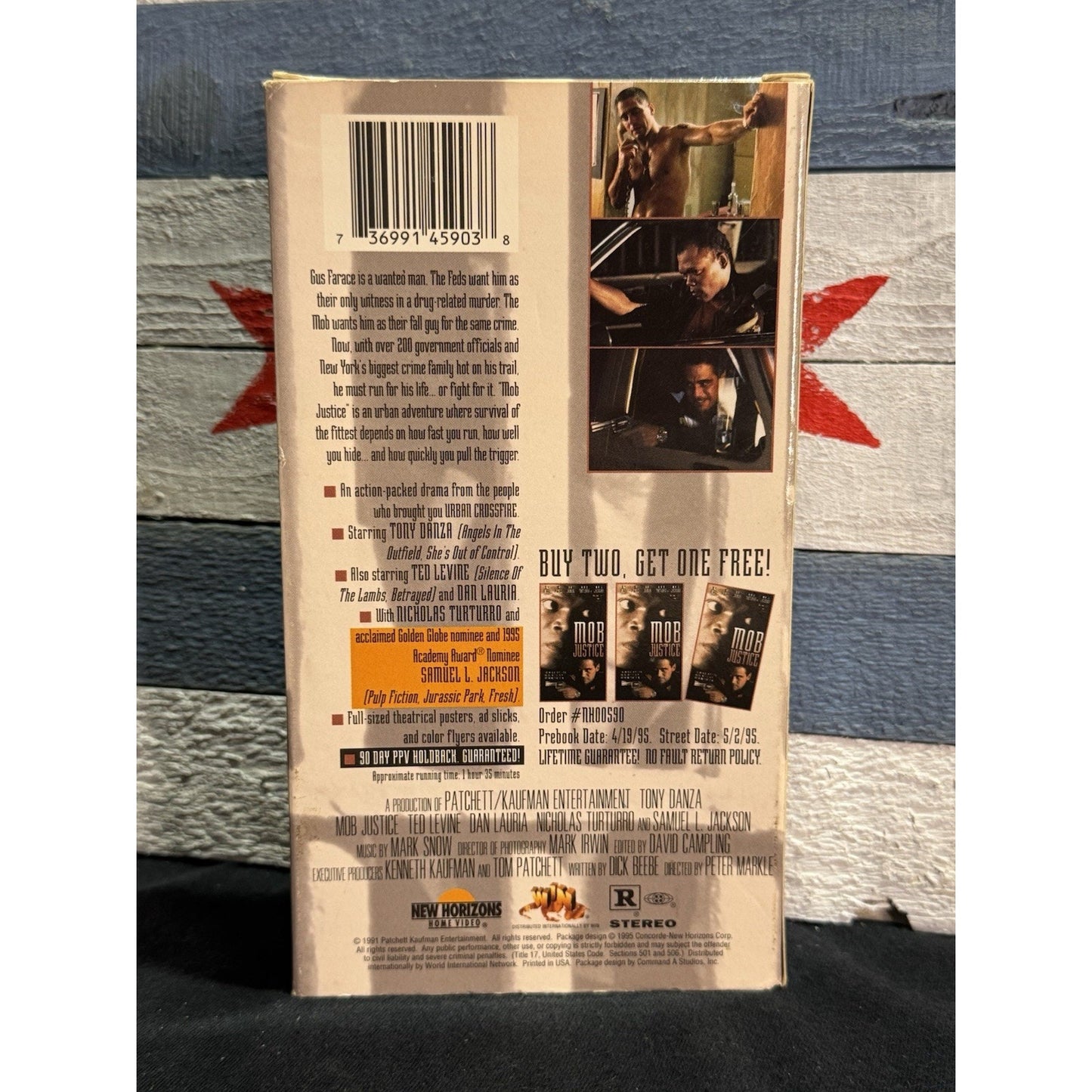 Mob Justice Promo Screener - VHS Used