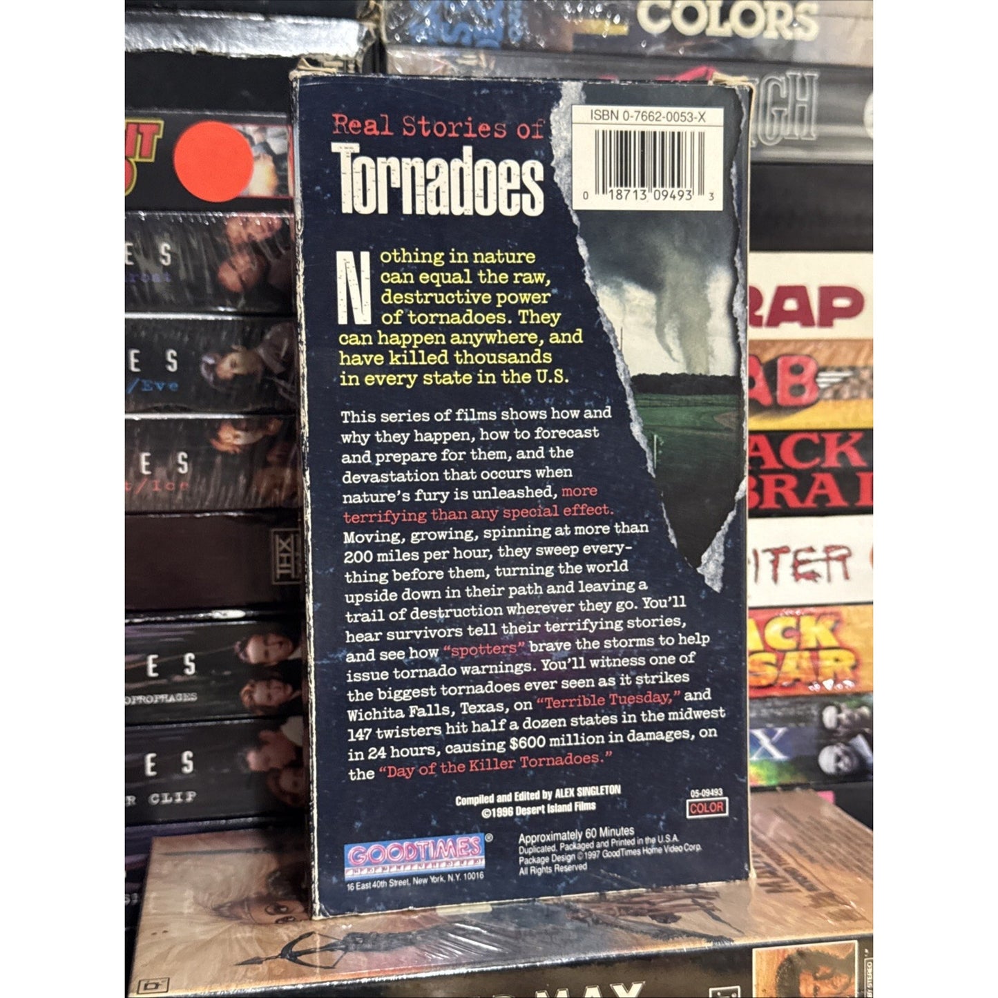 Real Stories of Tornadoes - VHS Used