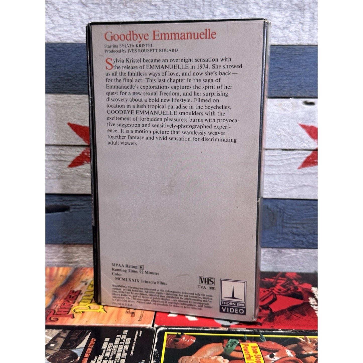 Goodbye Emmanuelle - VHS Used