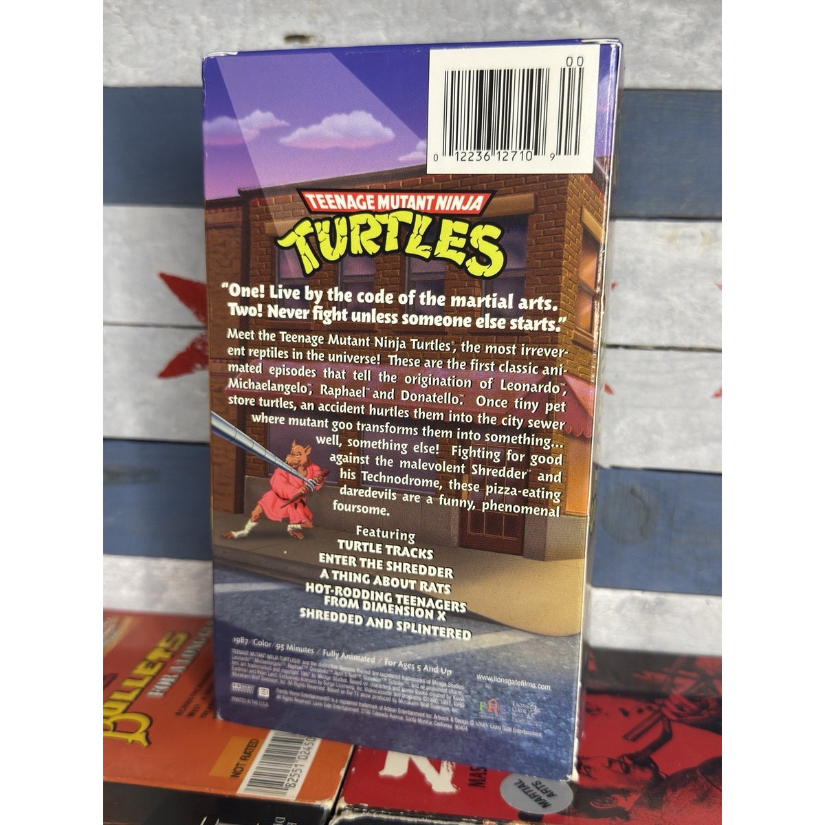 Teenage Mutant Ninja Turtles "Turtle Tracks" - VHS Used