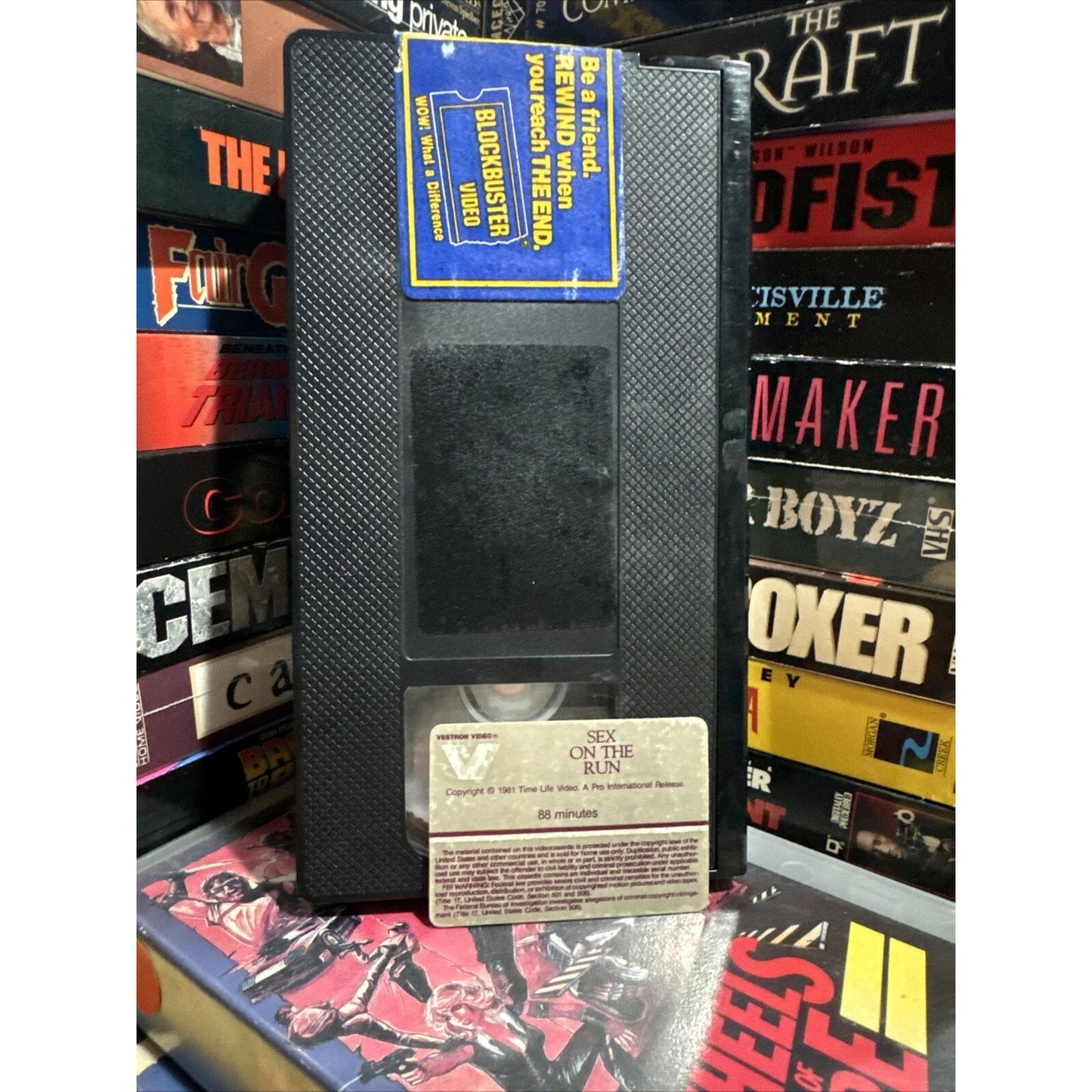 Sex on the Run - VHS Used