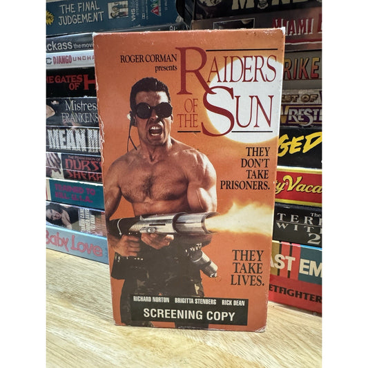 Raiders Of The Sun Promo Screener - VHS Used