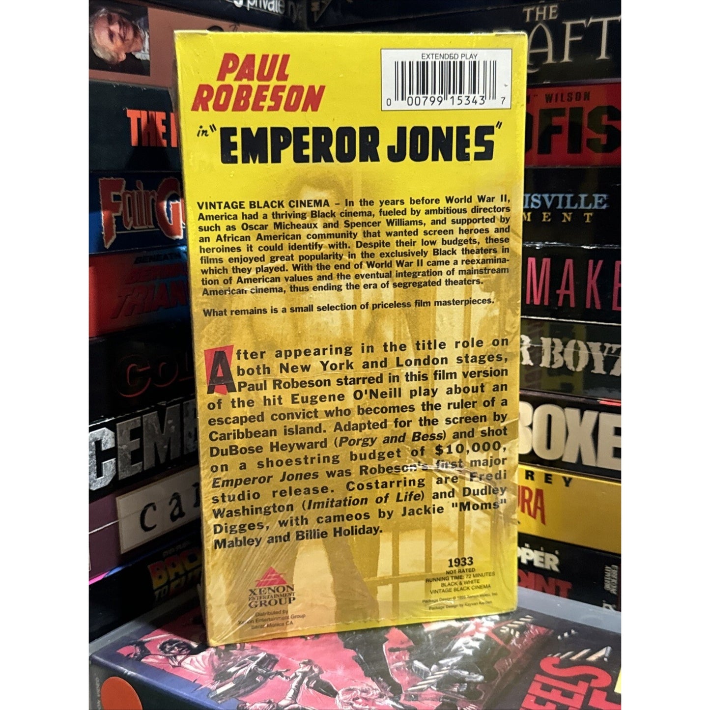 Emperor Jones - VHS Used