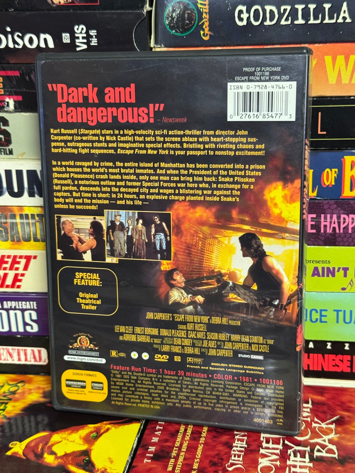 Escape from New York - DVD Used