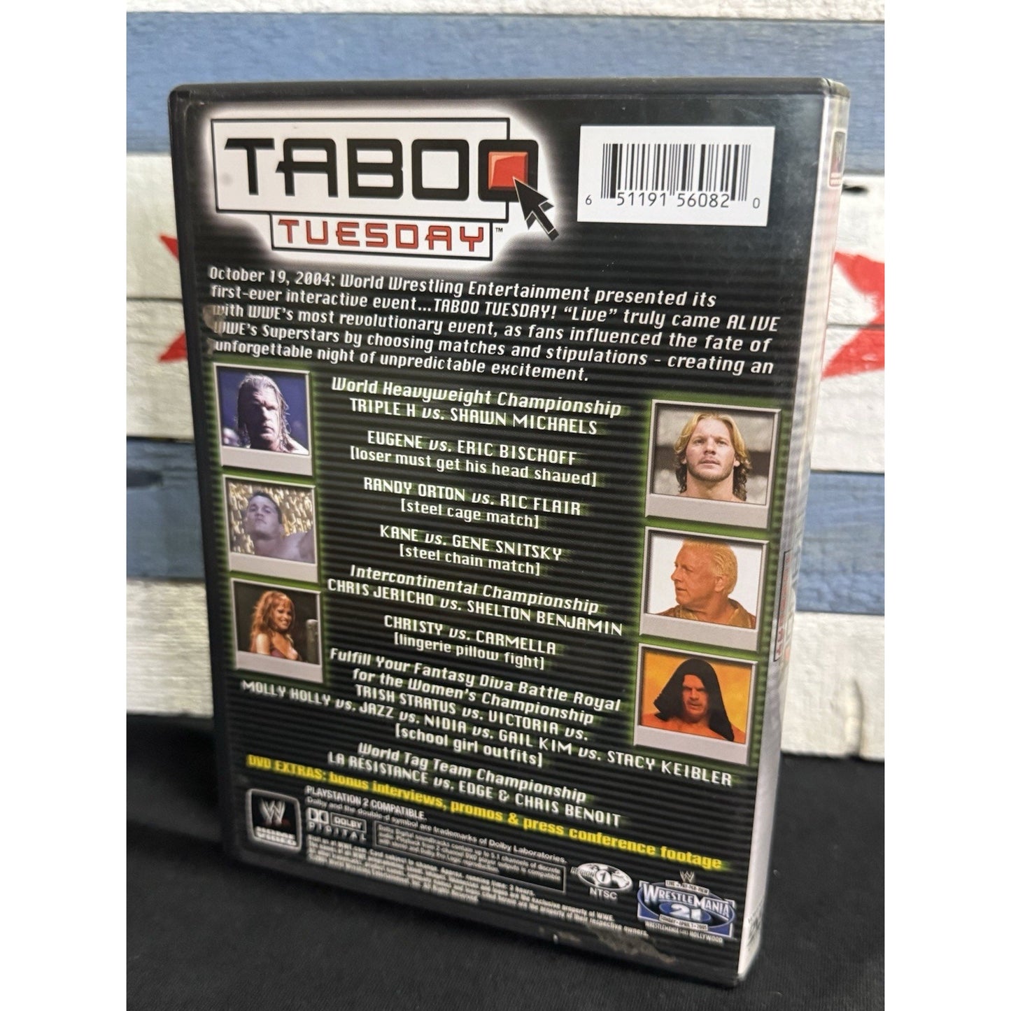 WWE Raw Presents Taboo Tuesday 2004 - DVD Used