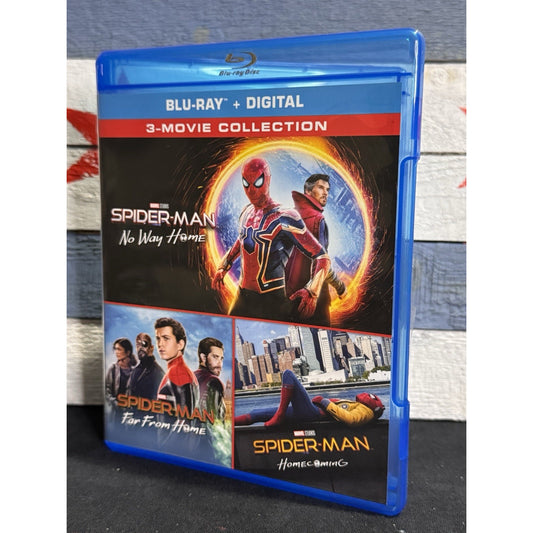 Spider-Man: Far from Home & Homecoming & No Way Home - Blu-Ray Used