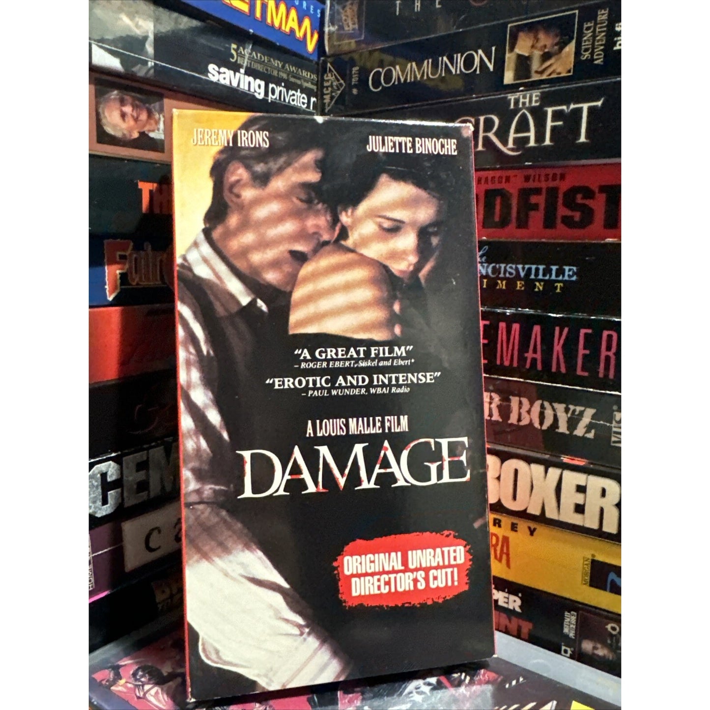 Damage Unrated Director's Cut - VHS Used