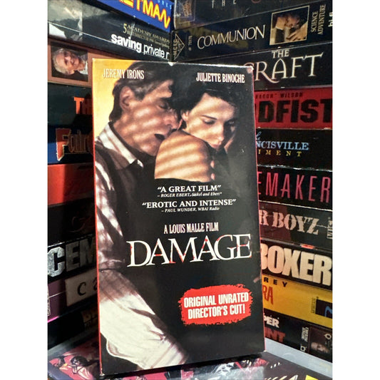 Damage Unrated Director's Cut - VHS Used