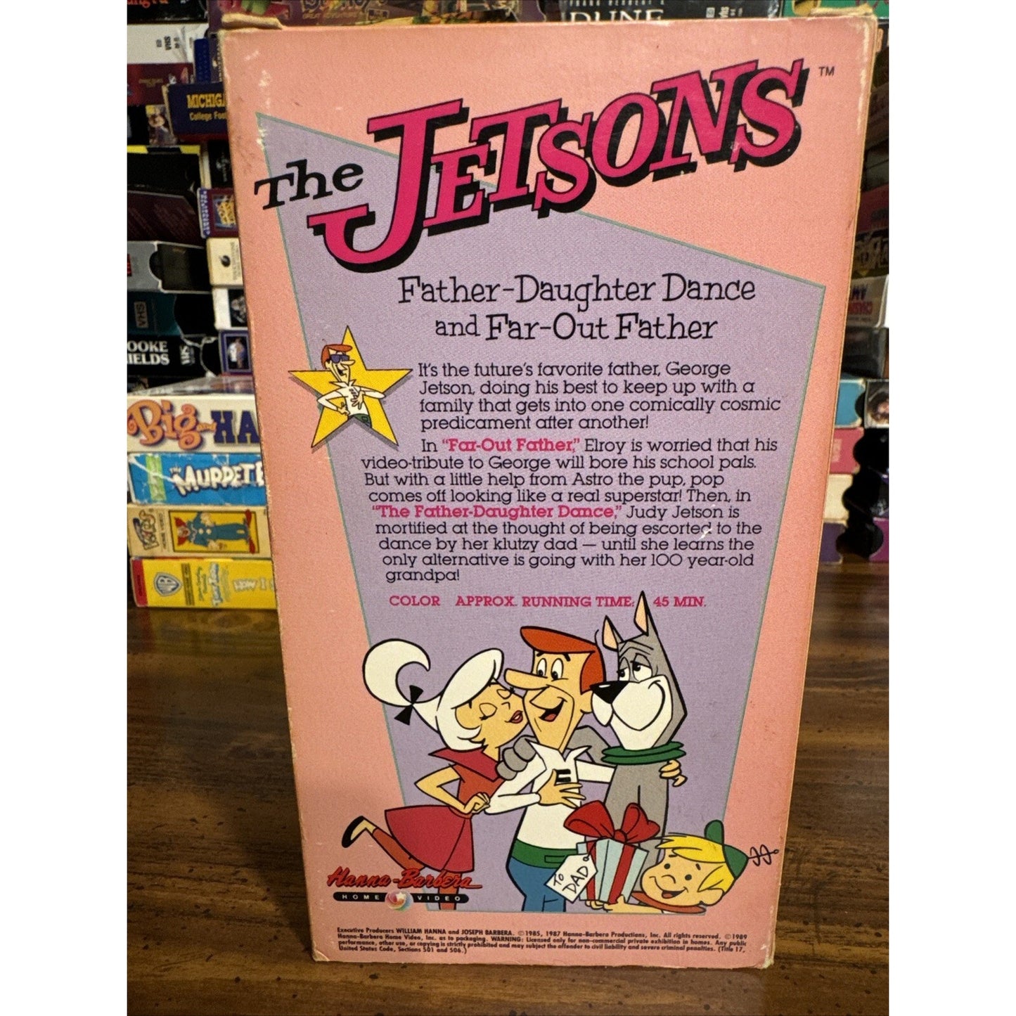 The Jetsons Father-Daughter Dance & Far-Out Father - VHS Used