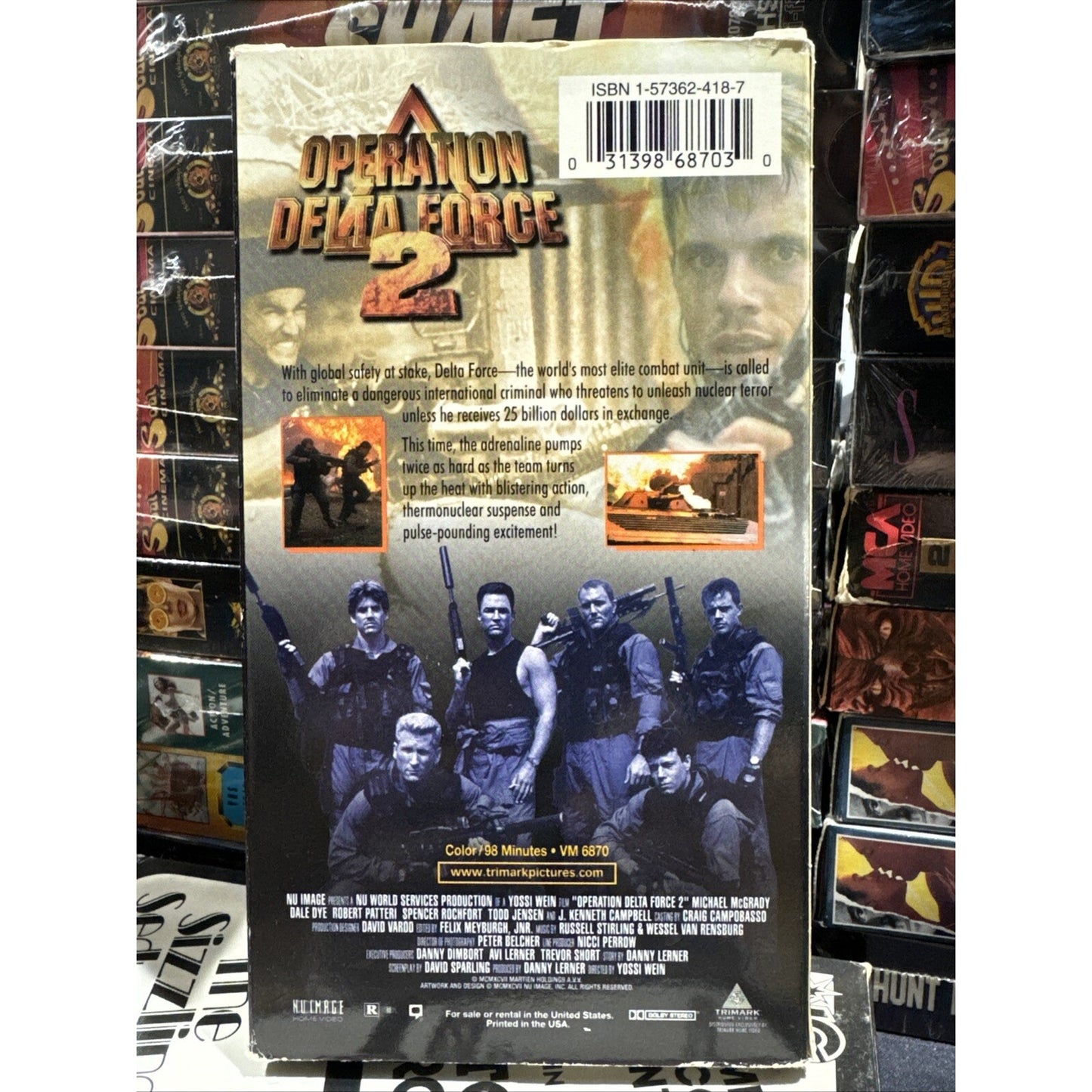 Operation Delta Force 2 - VHS Used