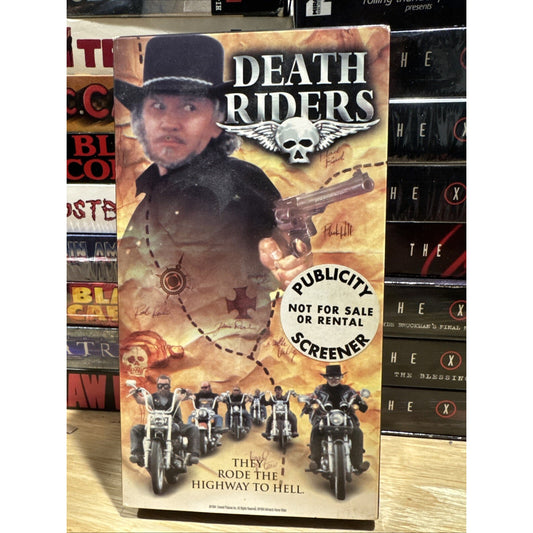 Death Riders Promo Screener - VHS Used