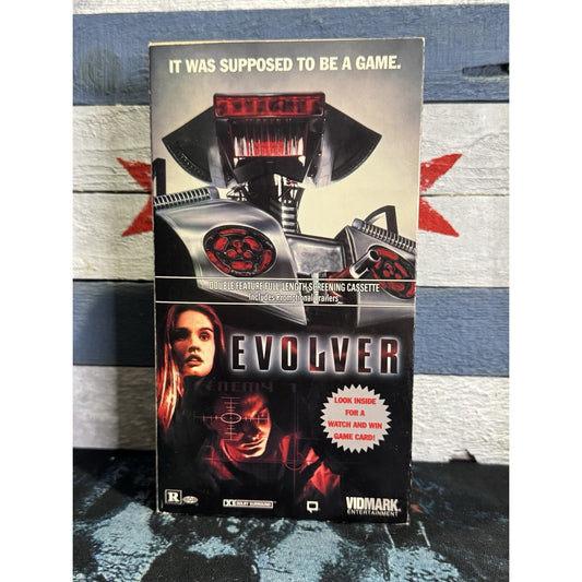 True Crime & Evolver Double Feature Promo Screener - VHS Used