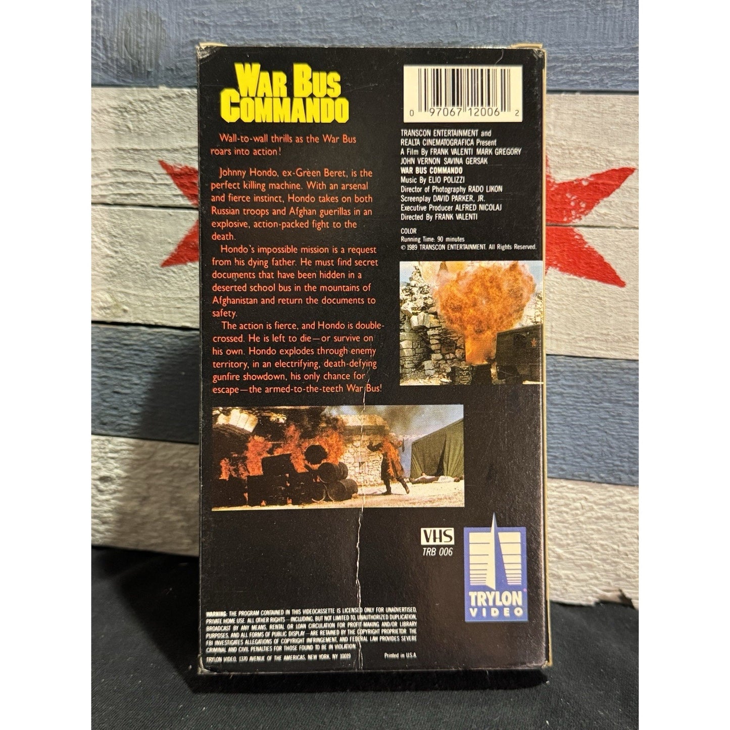War Bus Commando - VHS Used